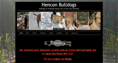 Desktop Screenshot of hencon-bulldogs.de